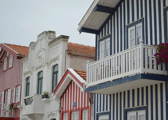 T2 Na Da Com Varanda - Yellow Door Appartamento Costa Nova